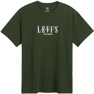 Levi's Ss Relaxed Fit Tee Serif Logo Kombu Gree Levi's Ss Relaxed Fit Tee Serif Logo Kombu Gree