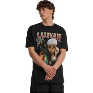 Mister Tee Herren Aaliyah Retro Oversize Tee T-Shirt, Black, S Mister Tee Herren Aaliyah Retro Oversize Tee T-Shirt, Black, S