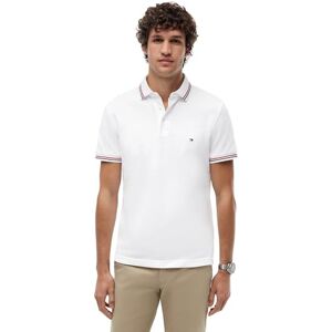 Tommy Hilfiger Herren Poloshirt, schmale Passform, MW0MW37346, S/S, Weiß, Größe XS, Weiß (Weiß), XS Tommy Hilfiger Herren Poloshirt, schmale Passform, MW0MW37346, S/S, Weiß, Größe XS, Weiß (Weiß), XS