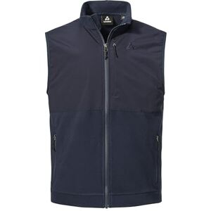 Schöffel Herren Fleece Vt Style Ash MEN, Weste aus schnell trocknendem Micro Fleece, Outdoor Weste mit mehreren Taschen, navy blazer, 54 Schöffel Herren Fleece Vt Style Ash MEN, Weste aus schnell trocknendem Micro Fleece, Outdoor Weste mit mehreren Taschen, navy blazer, 54