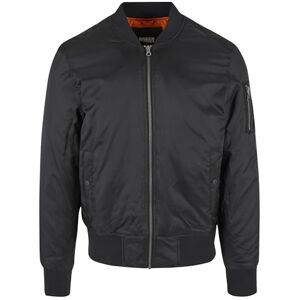Urban Classics Herren Bomberjacke, Blusen, Schwarz, 5XL Große Urban Classics Herren Bomberjacke, Blusen, Schwarz, 5XL Große