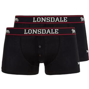 Lonsdale Herren Boxershorts Doppelpack OAKWORTH XL, Black Lonsdale Herren Boxershorts Doppelpack OAKWORTH XL, Black