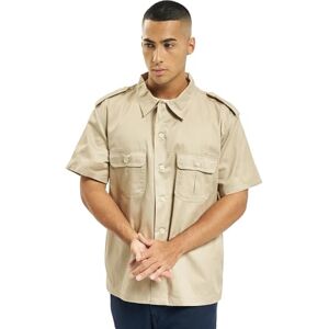 Brandit US Shirt Short Sleeve, Farbe: beige, Größe: M Brandit US Shirt Short Sleeve, Farbe: beige, Größe: M