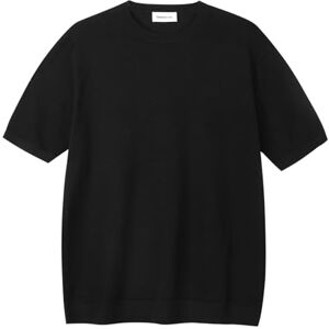 Diana Studio , Gestricktes T-Shirt – Herren, 100% Baumwolle, Kurze Ärmel, lässige Passform, Schwarz, XL Diana Studio , Gestricktes T-Shirt – Herren, 100% Baumwolle, Kurze Ärmel, lässige Passform, Schwarz, XL