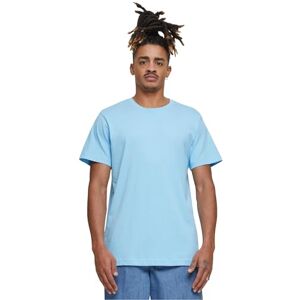 Build Your Brand Herren T-Shirt Round Neck, Männer Basic T-Shirt mit Rundhalsausschnit, Regular Fit, Baumwolle, Balticblue, S Build Your Brand Herren T-Shirt Round Neck, Männer Basic T-Shirt mit Rundhalsausschnit, Regular Fit, Baumwolle, Balticblue, S