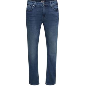 Only & Sons Herren O&S Slim Fit Jeans Basic Hose Denim Pants ONSLOOM Tapered Trousers Stoned Washed, Farben:Blau-4, Größe Jeans:32W / 34L Only & Sons Herren O&S Slim Fit Jeans Basic Hose Denim Pants ONSLOOM Tapered Trousers Stoned Washed, Farben:Blau-4, Größe Jeans:32W / 34L
