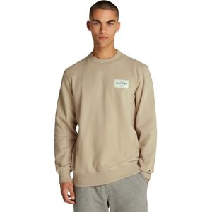 Tommy Hilfiger Herren Sweatshirt Monotype Label Rundhalsausschnitt, Beige (Sandalwood), M Tommy Hilfiger Herren Sweatshirt Monotype Label Rundhalsausschnitt, Beige (Sandalwood), M
