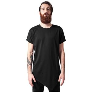 Urban Classics Herren Asymetric Long Tee T-Shirt, Schwarz (Black 7), M Urban Classics Herren Asymetric Long Tee T-Shirt, Schwarz (Black 7), M