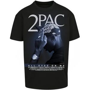 Mister Tee Herren Tupac All F*ck The World 2.0 Oversize T-Shirt, Schwarz, S EU Mister Tee Herren Tupac All F*ck The World 2.0 Oversize T-Shirt, Schwarz, S EU