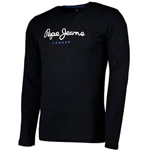 Pepe Jeans Herren Eggo Long T-Shirt, Schwarz, M Pepe Jeans Herren Eggo Long T-Shirt, Schwarz, M