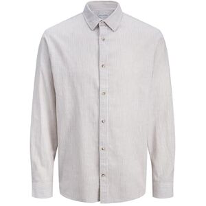 JACK & JONES Jjesummer Linen Blend Shirt L/S Sn JACK & JONES Jjesummer Linen Blend Shirt L/S Sn