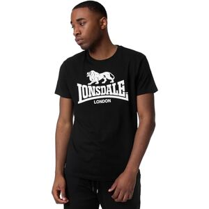 Lonsdale Herren T-Shirt Normale Passform ST. ERNEY L, Black Lonsdale Herren T-Shirt Normale Passform ST. ERNEY L, Black