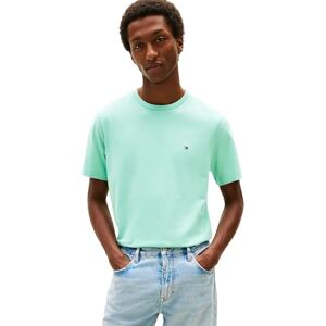 Tommy Hilfiger Herren ESS Seasonal Reg Fit Solid Tee Mw0mw39995 S/S T-Shirt, Blue (Arctic Aqua), L Tommy Hilfiger Herren ESS Seasonal Reg Fit Solid Tee Mw0mw39995 S/S T-Shirt, Blue (Arctic Aqua), L