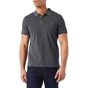 Marc O' Polo Herren Kurzarm-Poloshirt aus Bio-Baumwolle Regular Fit, Grau (Grau), S Marc O' Polo Herren Kurzarm-Poloshirt aus Bio-Baumwolle Regular Fit, Grau (Grau), S