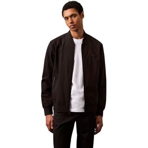 Calvin Herren Bomberjacke Matte mit Reißverschluss, Schwarz (Black), L Calvin Herren Bomberjacke Matte mit Reißverschluss, Schwarz (Black), L