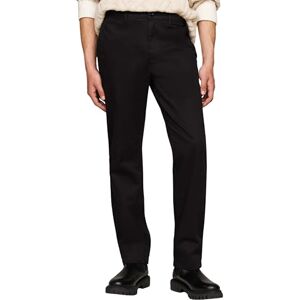 Tommy Hilfiger Herren Chino Hose Denton Satin Straight Fit, Schwarz (Black), 30W/28L Tommy Hilfiger Herren Chino Hose Denton Satin Straight Fit, Schwarz (Black), 30W/28L