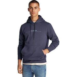 Calvin Herren Hoodie Minimal Logo mit Kapuze, Grau (Ebony), XS Calvin Herren Hoodie Minimal Logo mit Kapuze, Grau (Ebony), XS
