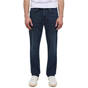 MUSTANG Herren Jeans Tramper Straight Straight Fit Blau Dark Blue Denim, Größe:35W / 32L, Farbvariante:Dark Blue Denim 883 MUSTANG Herren Jeans Tramper Straight Straight Fit Blau Dark Blue Denim, Größe:35W / 32L, Farbvariante:Dark Blue Denim 883