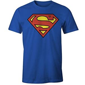 LEGEND ICON Cotton Division Offizielles Superman-T-Shirt für Herren von DC Comics T-Shirt mit graphischer Grafik, Tendance Cadeau Geek, bequemer Baumwolle, Logo-Aufdruck, Kobalt, mittel LEGEND ICON Cotton Division Offizielles Superman-T-Shirt für Herren von DC Comics T-Shirt mit graphischer Grafik, Tendance Cadeau Geek, bequemer Baumwolle, Logo-Aufdruck, Kobalt, mittel