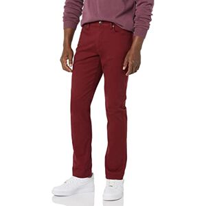 Amazon Essentials Herren 5-Pocket-Stretch-Twillhose, Schlanke Passform, Burgunderrot, 28W / 32L Amazon Essentials Herren 5-Pocket-Stretch-Twillhose, Schlanke Passform, Burgunderrot, 28W / 32L