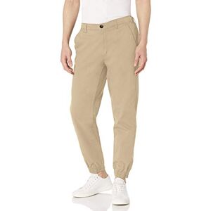Amazon Essentials Herren Chino-Jogginghose Mit Geradem Schnitt, Khakibraun, L Amazon Essentials Herren Chino-Jogginghose Mit Geradem Schnitt, Khakibraun, L