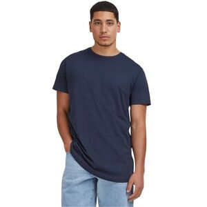 Urban Classics Herren Shaped Long Tee T-Shirt, Blau (navy), L Urban Classics Herren Shaped Long Tee T-Shirt, Blau (navy), L