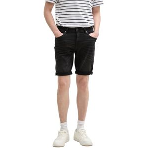 TOM TAILOR TTJOSH Regular Slim Jeans Shorts, Black Black Denim, 38 TOM TAILOR TTJOSH Regular Slim Jeans Shorts, Black Black Denim, 38