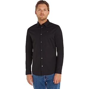 Tommy Jeans Herren Tjm Original Stretch Shirt Dm0dm04405 Langarmhemden Gewebte Oberteile, Black (Tommy Black), L EU Tommy Jeans Herren Tjm Original Stretch Shirt Dm0dm04405 Langarmhemden Gewebte Oberteile, Black (Tommy Black), L EU