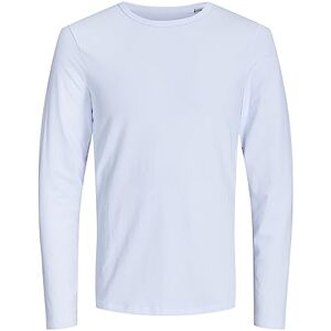 JACK & JONES Herren Basic O-neck Tee L/S Noos Langarmshirt, Opt White, L EU JACK & JONES Herren Basic O-neck Tee L/S Noos Langarmshirt, Opt White, L EU