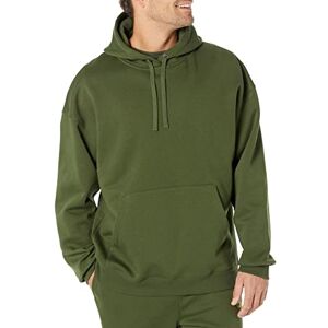Amazon Essentials Herren Sweatshirt Mit Kapuze In Übergröße (Erhältlich In Übergröße), Dunkles Olivgrün, L Amazon Essentials Herren Sweatshirt Mit Kapuze In Übergröße (Erhältlich In Übergröße), Dunkles Olivgrün, L