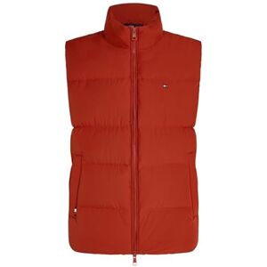 Tommy Hilfiger DOWN VEST Weste Herren, Rot (Dark Magma), M Tommy Hilfiger DOWN VEST Weste Herren, Rot (Dark Magma), M