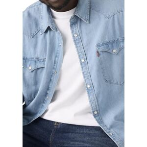 Levi's Herren Big & Tall Classic Western Hemd mit Knopfleiste, Franklin Stone Wash, Blau, 3XL Levi's Herren Big & Tall Classic Western Hemd mit Knopfleiste, Franklin Stone Wash, Blau, 3XL