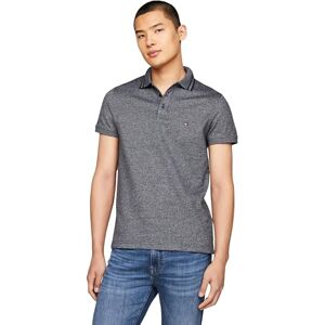 Tommy Hilfiger Herren Poloshirt Kurzarm Slim Fit, Blau (Desert Sky/White), S Tommy Hilfiger Herren Poloshirt Kurzarm Slim Fit, Blau (Desert Sky/White), S