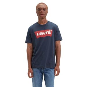 Levi's Herren Graphic Set-In Neck T-Shirt, Batwing Logo, Dress Blues, XS Levi's Herren Graphic Set-In Neck T-Shirt, Batwing Logo, Dress Blues, XS