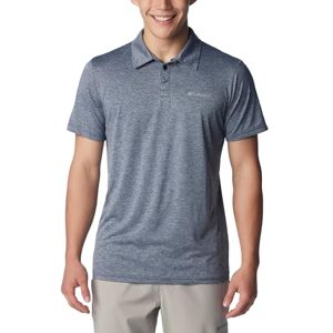 Columbia Men's Hike Polo, Polo Shirt, Collegiate Navy Heather, Large Columbia Men's Hike Polo, Polo Shirt, Collegiate Navy Heather, Large