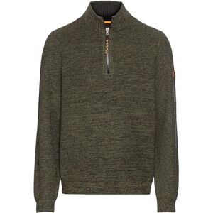camel active Herren Stricktroyer aus Baumwollmix Dunkelgrün, Menswear-L camel active Herren Stricktroyer aus Baumwollmix Dunkelgrün, Menswear-L