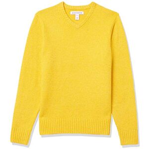 Amazon Essentials Herren Soft-Touch-Pullover mit Langen Ärmeln und V-Ausschnitt, Gelb, XXL Amazon Essentials Herren Soft-Touch-Pullover mit Langen Ärmeln und V-Ausschnitt, Gelb, XXL