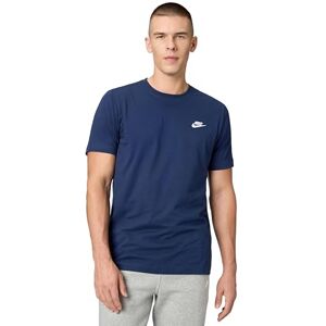 NIKE Herren T-Shirt Sportswear Club, Midnight Navy/White, S, AR4997-410 NIKE Herren T-Shirt Sportswear Club, Midnight Navy/White, S, AR4997-410