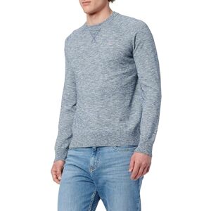 GANT Herren Cotton SLUB C-Neck Pullover, Dusty Blue SEA, L GANT Herren Cotton SLUB C-Neck Pullover, Dusty Blue SEA, L