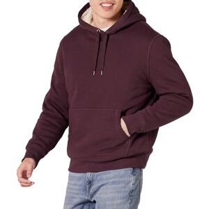 Amazon Essentials Herren Kapuzenpulli mit Sherpa-Futter, Burgunderrot, M Amazon Essentials Herren Kapuzenpulli mit Sherpa-Futter, Burgunderrot, M