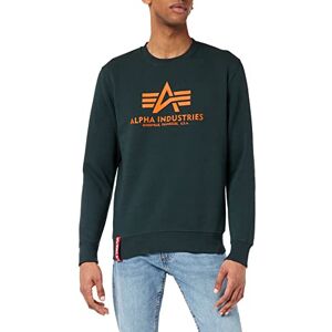 Alpha Herren Basic Pullover Sweatshirt, Dunkel Petrol, M Alpha Herren Basic Pullover Sweatshirt, Dunkel Petrol, M