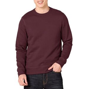 Amazon Essentials Men's Crewneck Fleece Sweatshirt, Burgundy, Large Amazon Essentials Men's Crewneck Fleece Sweatshirt, Burgundy, Large