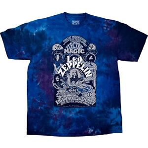 Liquid Blue Herren Led Zeppelin Wembley 71 Electric Magic Empire Pool T-Shirt, Batik, XL Liquid Blue Herren Led Zeppelin Wembley 71 Electric Magic Empire Pool T-Shirt, Batik, XL
