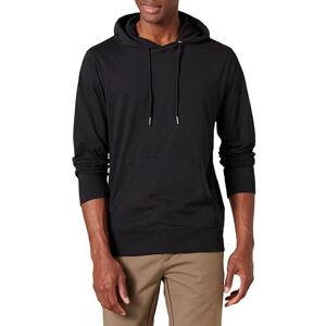 Amazon Essentials Herren Leichter Kapuzenpullover aus Jersey, Schwarz, S Amazon Essentials Herren Leichter Kapuzenpullover aus Jersey, Schwarz, S
