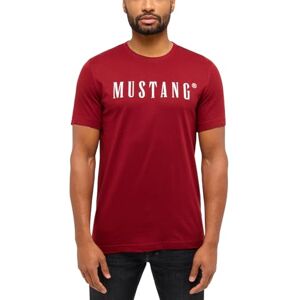 MUSTANG Herren T-Shirt Austin Regular Fit S-3XL Weiss Schwarz Gün Beige Rot Grau Baumwolle, Größe:L, Farbe:Syrah 7187 MUSTANG Herren T-Shirt Austin Regular Fit S-3XL Weiss Schwarz Gün Beige Rot Grau Baumwolle, Größe:L, Farbe:Syrah 7187