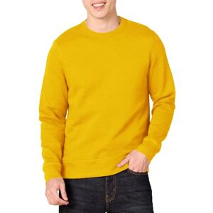 Amazon Essentials Herren Fleece-Sweatshirt mit Rundhalsausschnitt (erhältlich in Big & Tall), Gold, M Amazon Essentials Herren Fleece-Sweatshirt mit Rundhalsausschnitt (erhältlich in Big & Tall), Gold, M