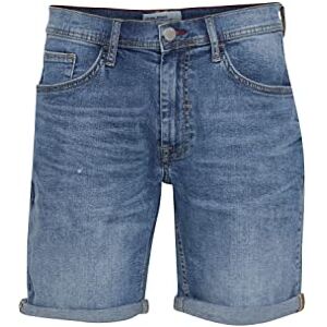 b BLEND Blend BHDenimshorts Herren Jeans Shorts Kurze Den im Hose Baumwollmischung Regular Fit, Farbe: Denim Middle Blue (200291), Größe: M b BLEND Blend BHDenimshorts Herren Jeans Shorts Kurze Den im Hose Baumwollmischung Regular Fit, Farbe: Denim Middle Blue (200291), Größe: M