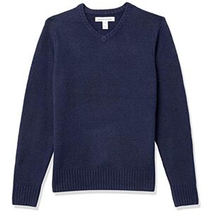 Amazon Essentials Herren Soft-Touch-Pullover mit Langen Ärmeln und V-Ausschnitt, Marineblau, M Amazon Essentials Herren Soft-Touch-Pullover mit Langen Ärmeln und V-Ausschnitt, Marineblau, M