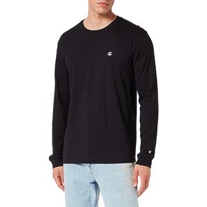 Champion Legacy Basics-L-s Crewneck Langarmshirt für Herren, Schwarz, Large Champion Legacy Basics-L-s Crewneck Langarmshirt für Herren, Schwarz, Large