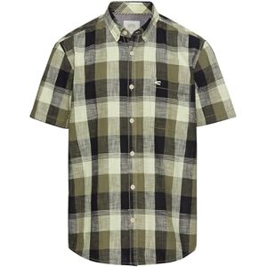 camel active Herren Kariertes Kurzarmhemd aus Reiner Baumwolle Khaki, Menswear-L camel active Herren Kariertes Kurzarmhemd aus Reiner Baumwolle Khaki, Menswear-L